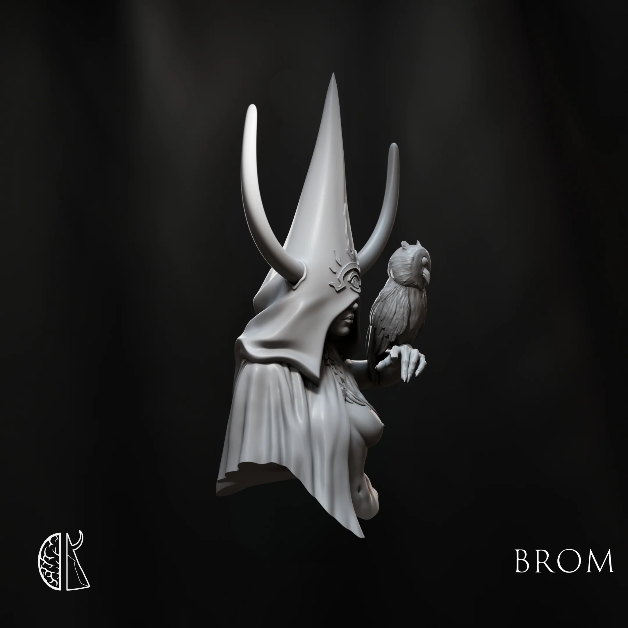 Brom: Witchhorn III Academic Bust - Image 3