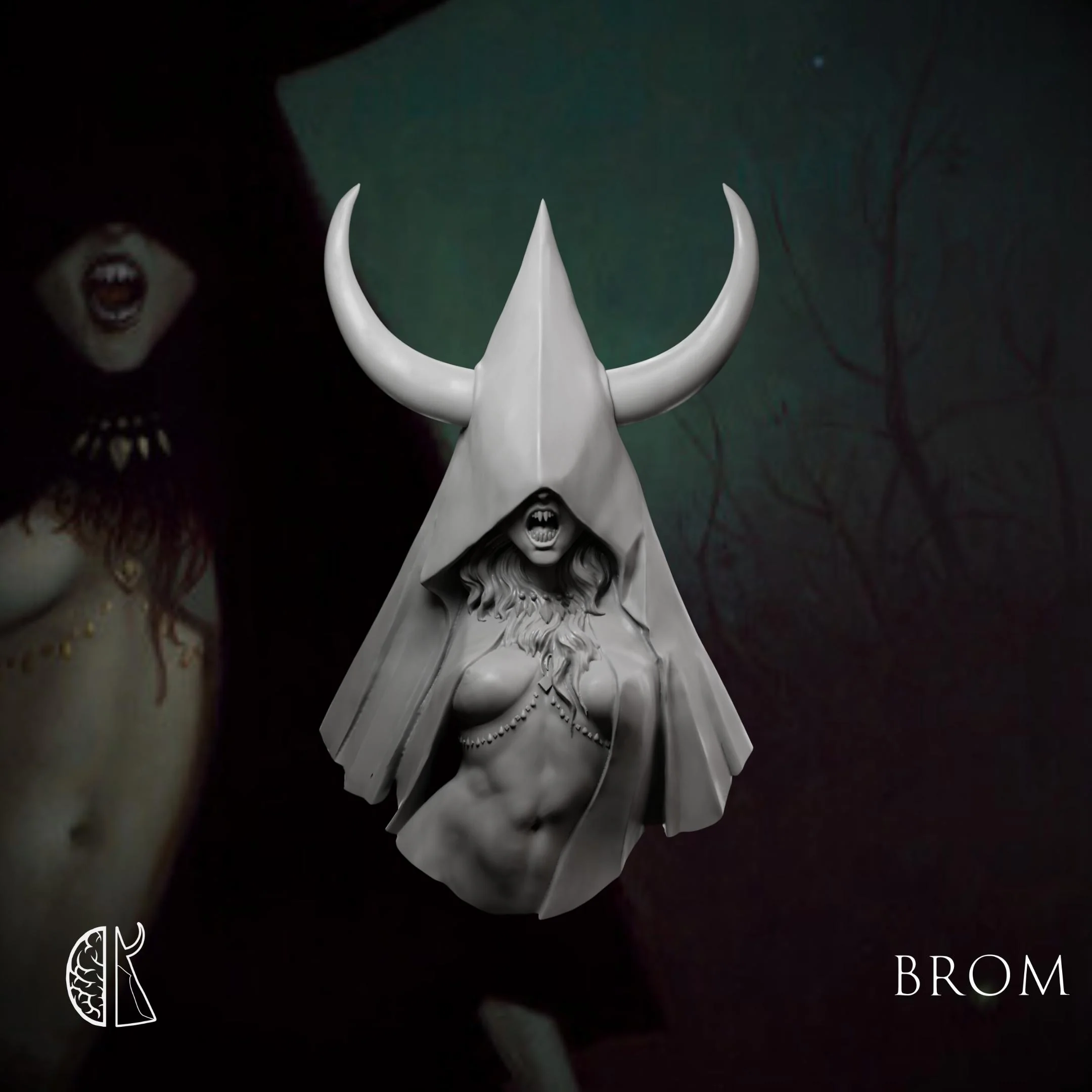 BROM: Witchhorn Academic Bust - Image 4