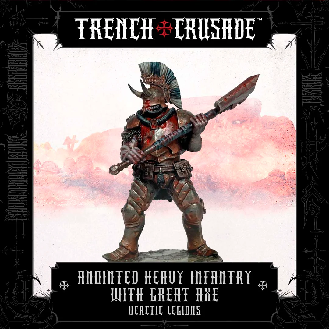 Heretic Legions Anointed Heavy Infantry with Great Axe