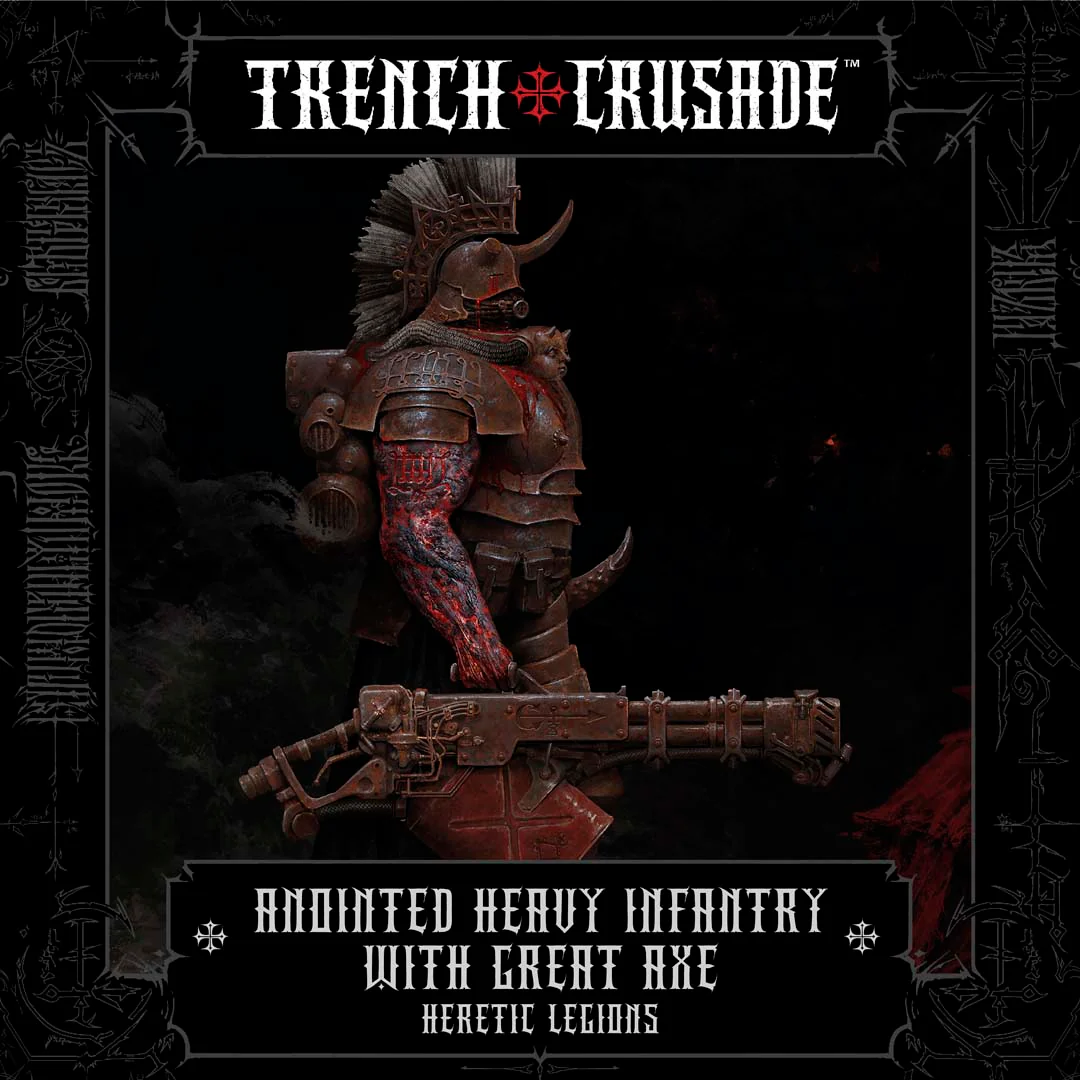 Heretic Legions Anointed Heavy Infantry with Great Axe - Image 2
