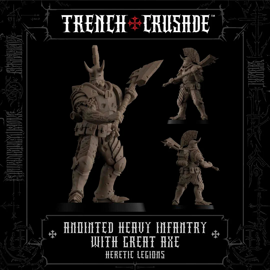 Heretic Legions Anointed Heavy Infantry with Great Axe - Image 3