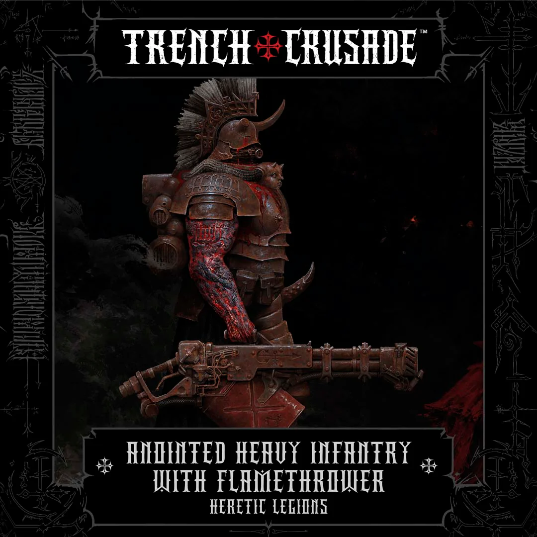 Heretic Legions Anointed Heavy Infantry with Heavy Flamethrower - Image 2