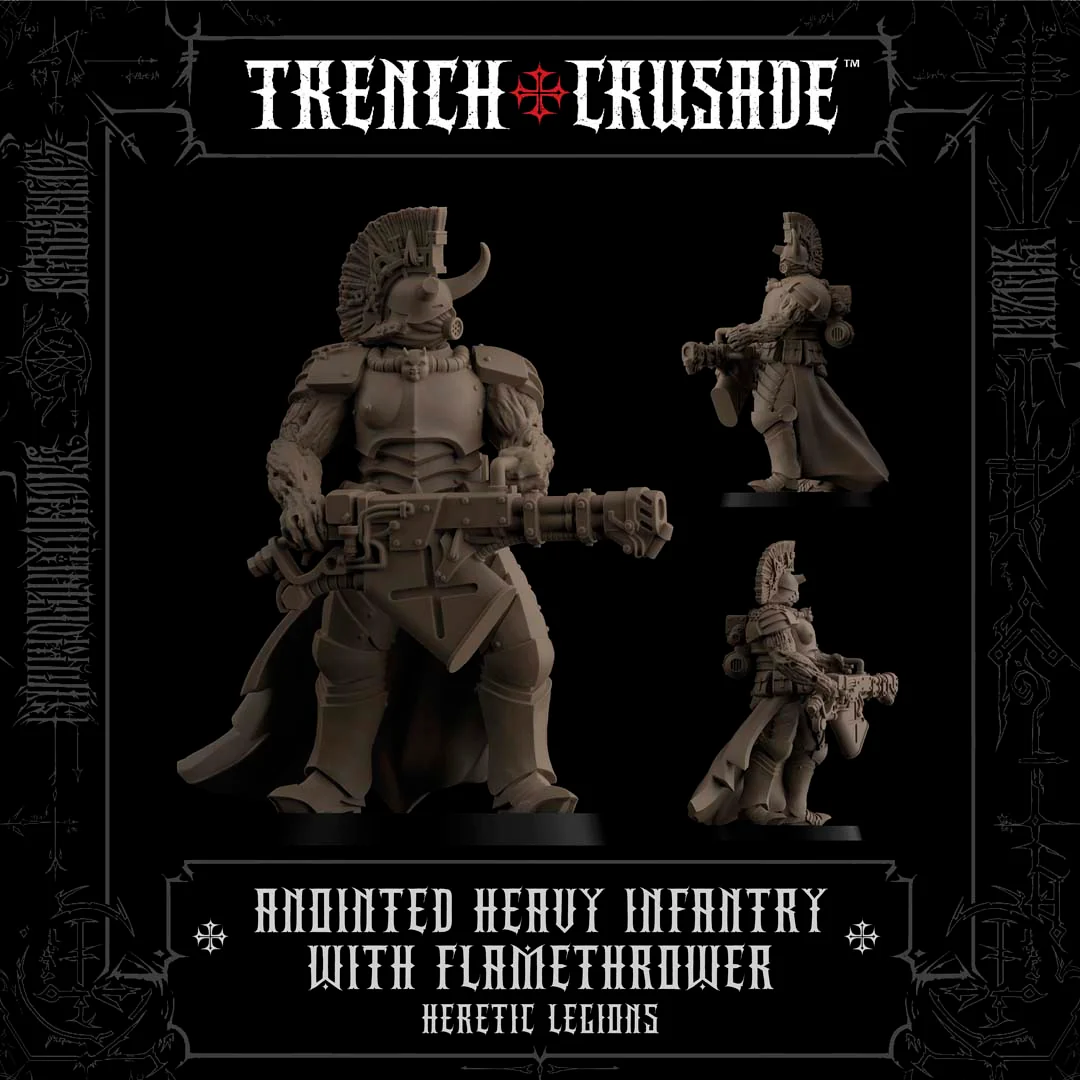 Heretic Legions Anointed Heavy Infantry with Heavy Flamethrower - Image 3