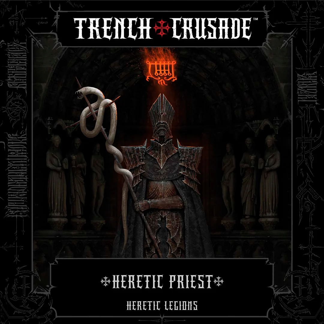 Heretic Legions Heretic Priest with Polearm, Knife - Image 2