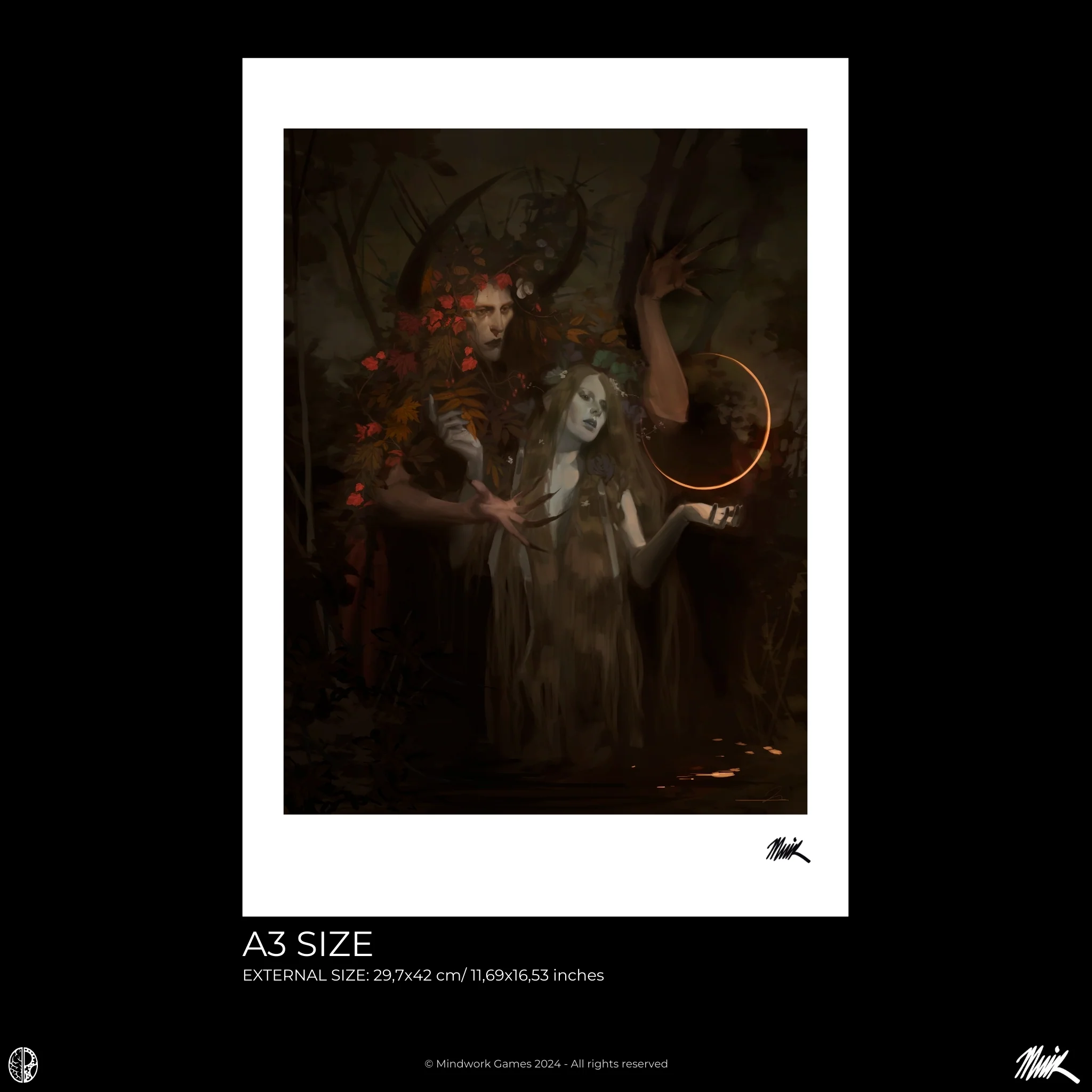 Jodie Muir Art Print - Autumn - Image 7