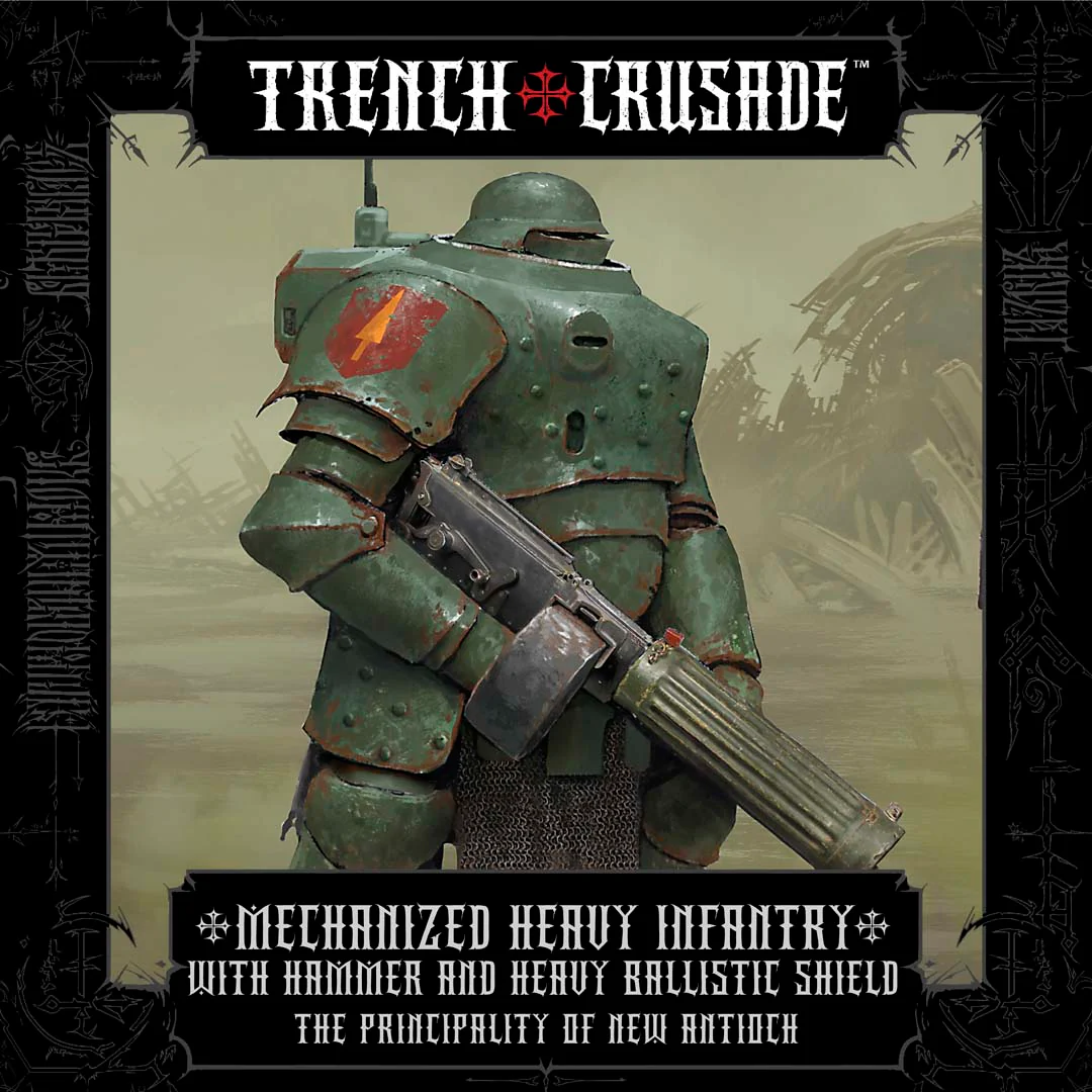 The Principality of New Antioch Mechanized Heavy Infantry with Hammer and Heavy Ballistic Shield - Image 2