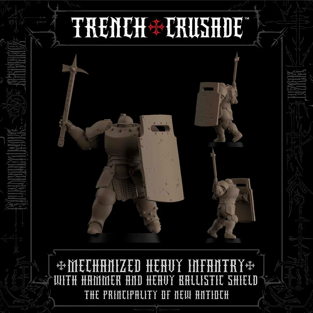 The Principality of New Antioch Mechanized Heavy Infantry with Hammer and Heavy Ballistic Shield - Image 3