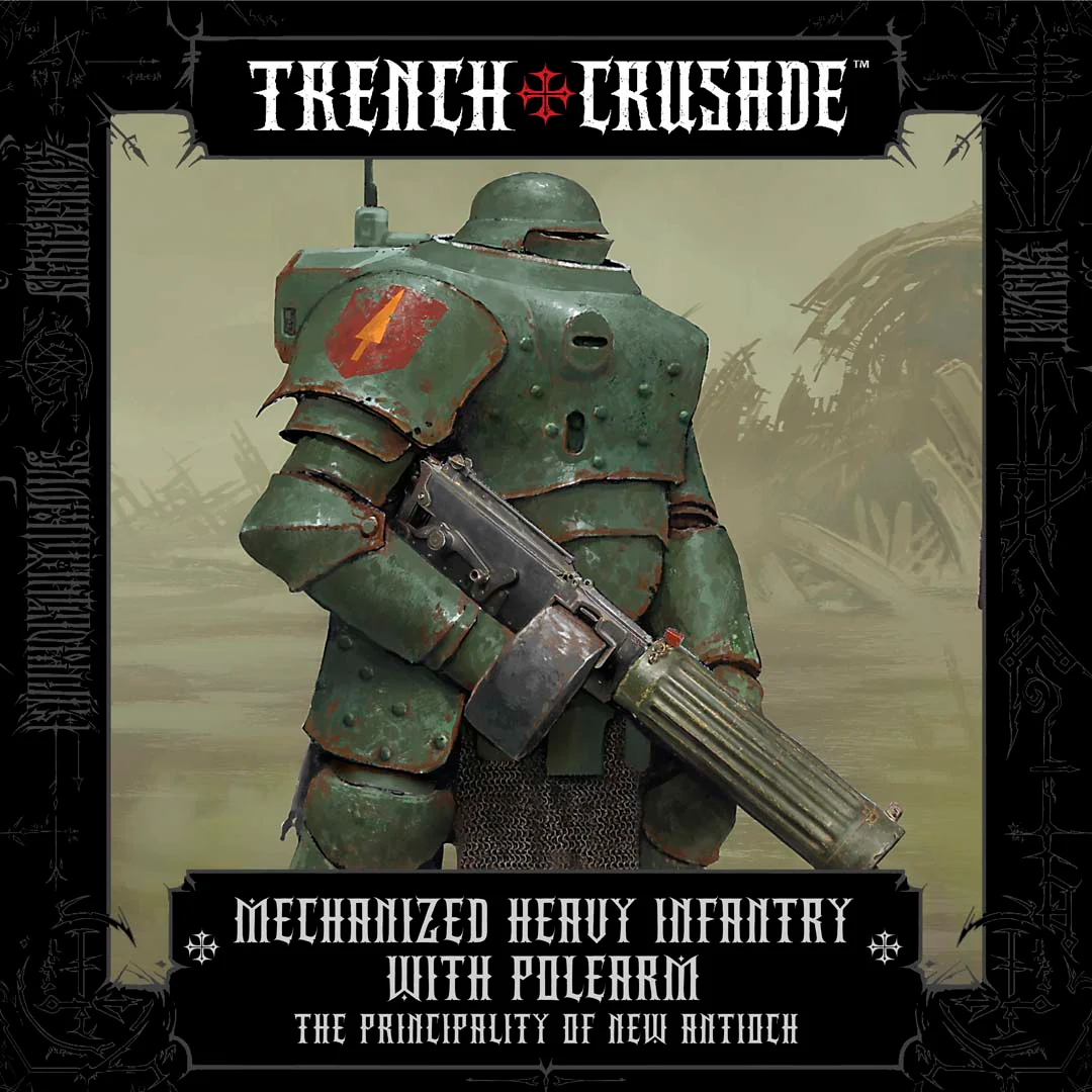 The Principality of New Antioch Mechanized Heavy Infantry with Polearm - Image 2