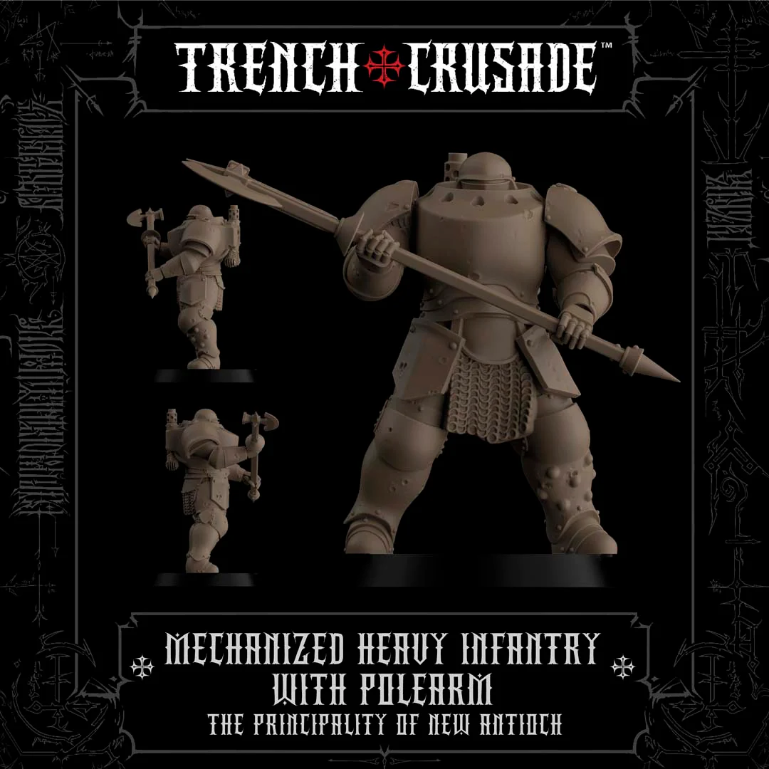 The Principality of New Antioch Mechanized Heavy Infantry with Polearm - Image 3