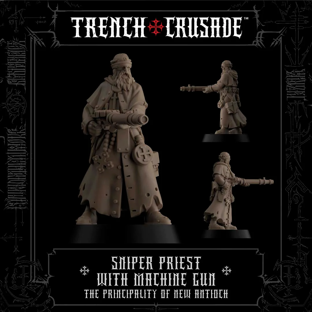 The Principality of New Antioch Sniper Priest with Machine Gun - Image 3