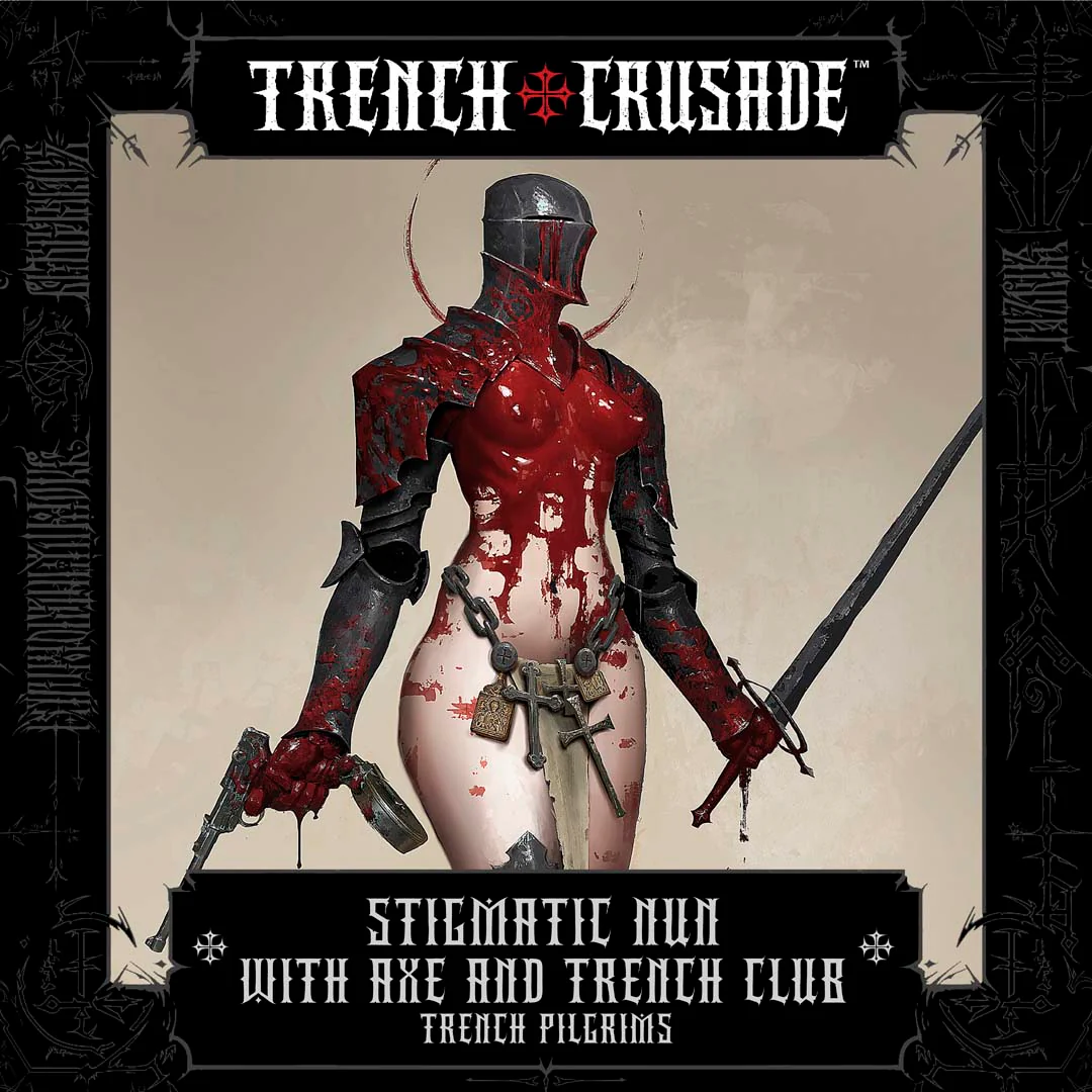 Trench Pilgrims Stigmatic Nun with Axe and Trench Club - Image 2