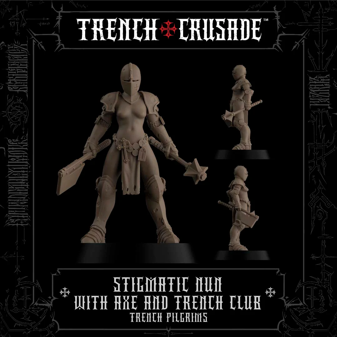 Trench Pilgrims Stigmatic Nun with Axe and Trench Club - Image 3